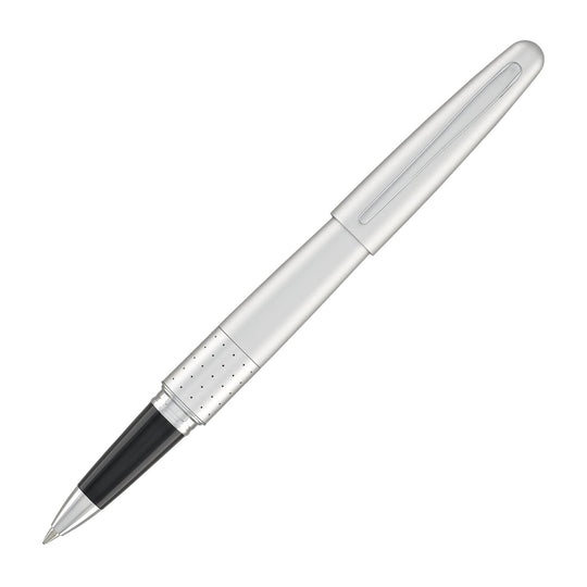 Pilot Metropolitan Rollerball Pen in Silver with Dot Design