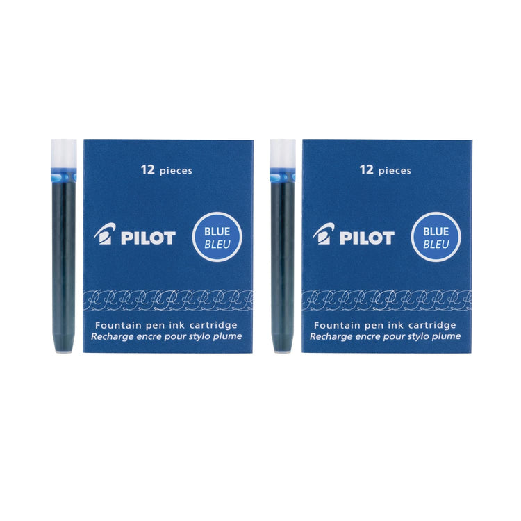 Pilot Namiki IC100 Ink Cartridge in Blue - Pack of 12 Fountain Pen Cartridges