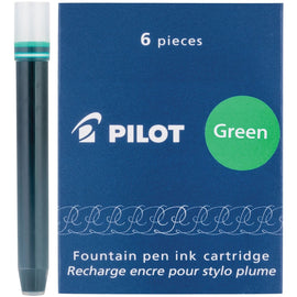 Pilot Namiki Ink Cartridge in Green - Pack of 6