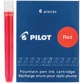 Pilot Namiki Ink Cartridge in Red - Pack of 6