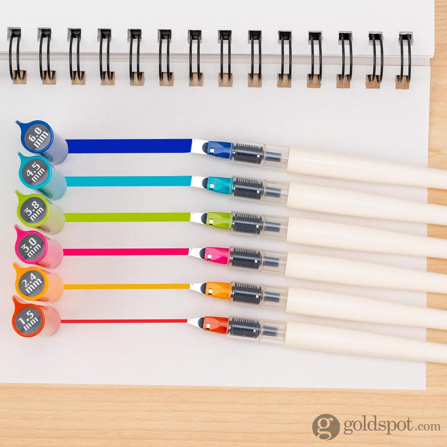Pilot Parallel Assorted Calligraphy Pen Set - Pack of 6 - Goldspot