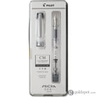 Pilot Prera Clear Fountain Pen in Black 1.1mm Stub Fountain Pen