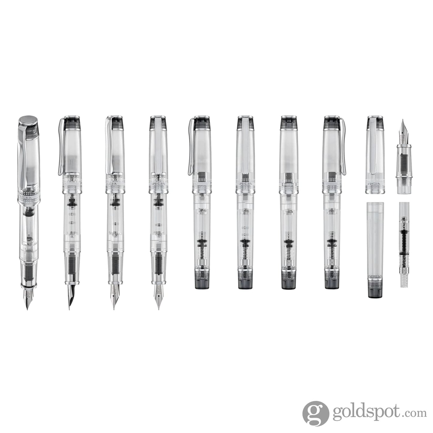 Pilot Prera Clear Fountain Pen in Black Fountain Pen
