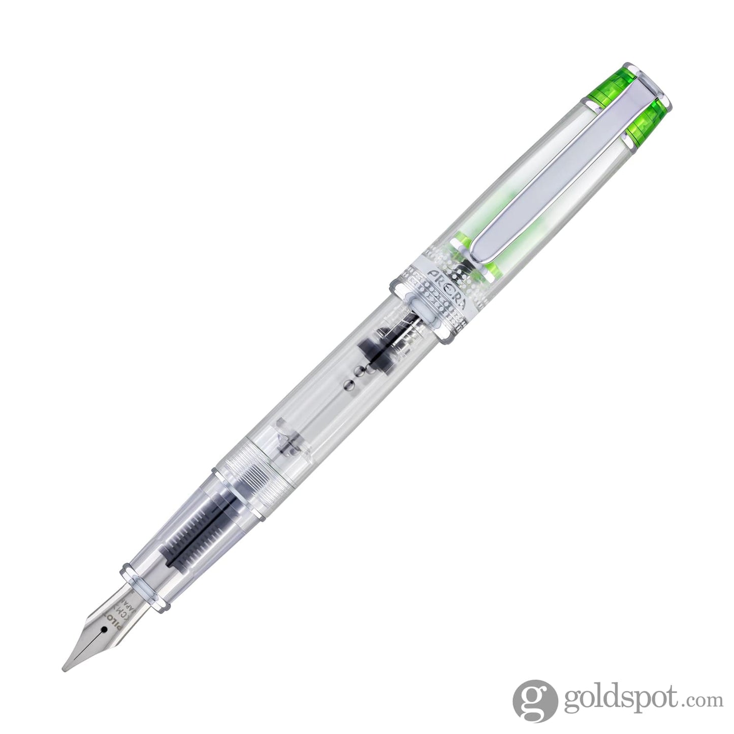 Pilot Prera Clear Fountain Pen in Light Green Fountain Pen