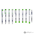 Pilot Prera Clear Fountain Pen in Light Green Fountain Pen