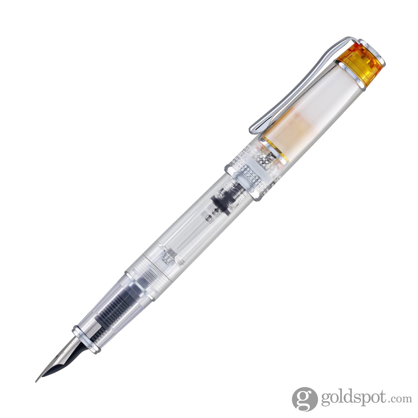 Pilot Prera Clear Fountain Pen in Orange Fountain Pen