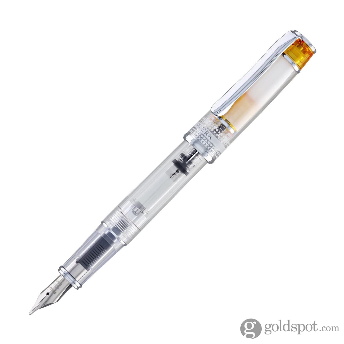 Pilot Prera Clear Fountain Pen in Orange Fountain Pen