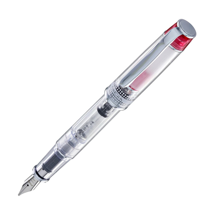 Pilot Prera Clear Fountain Pen in Red Fountain Pen