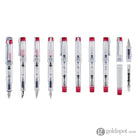 Pilot Prera Clear Fountain Pen in Red Fountain Pen