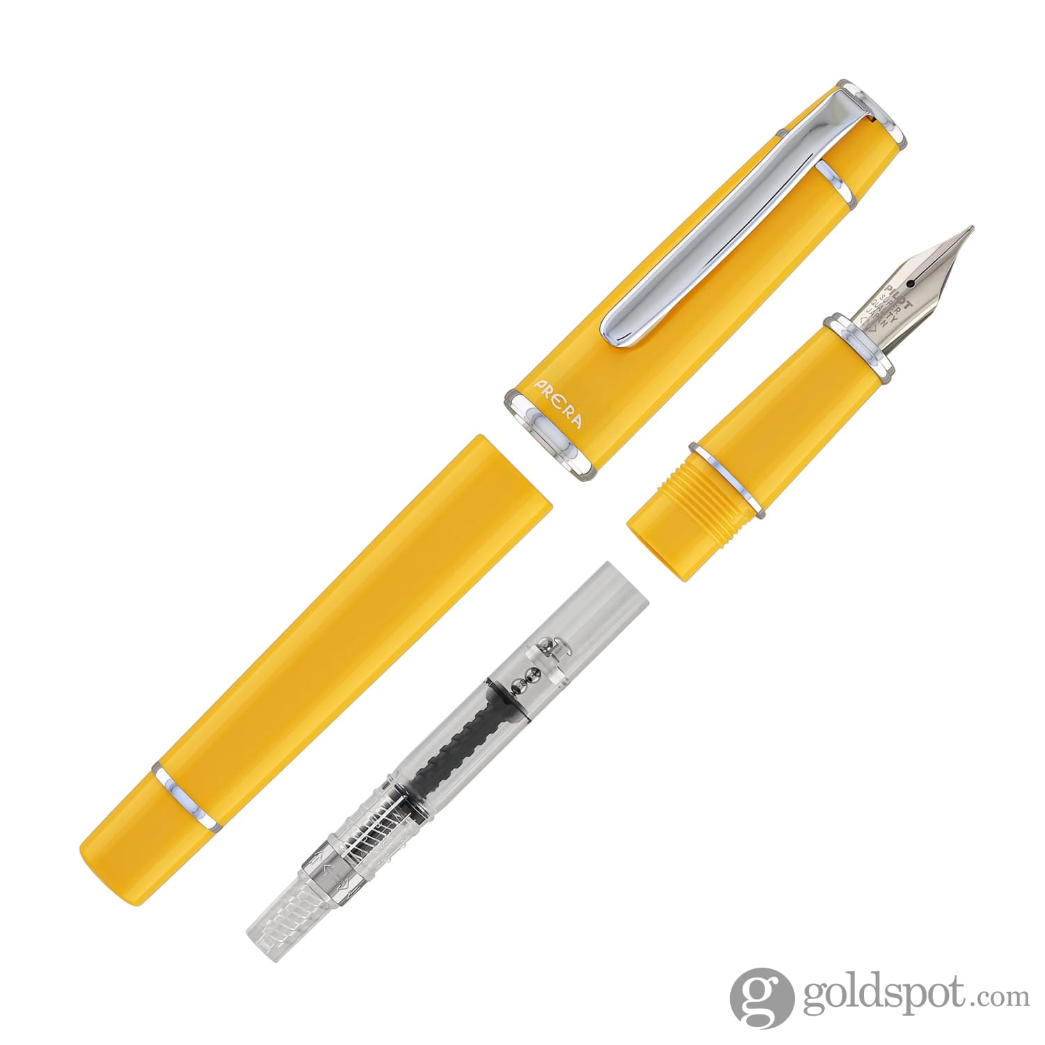 Pilot Prera Fountain Pen in Honey Yellow - Goldspot Pens