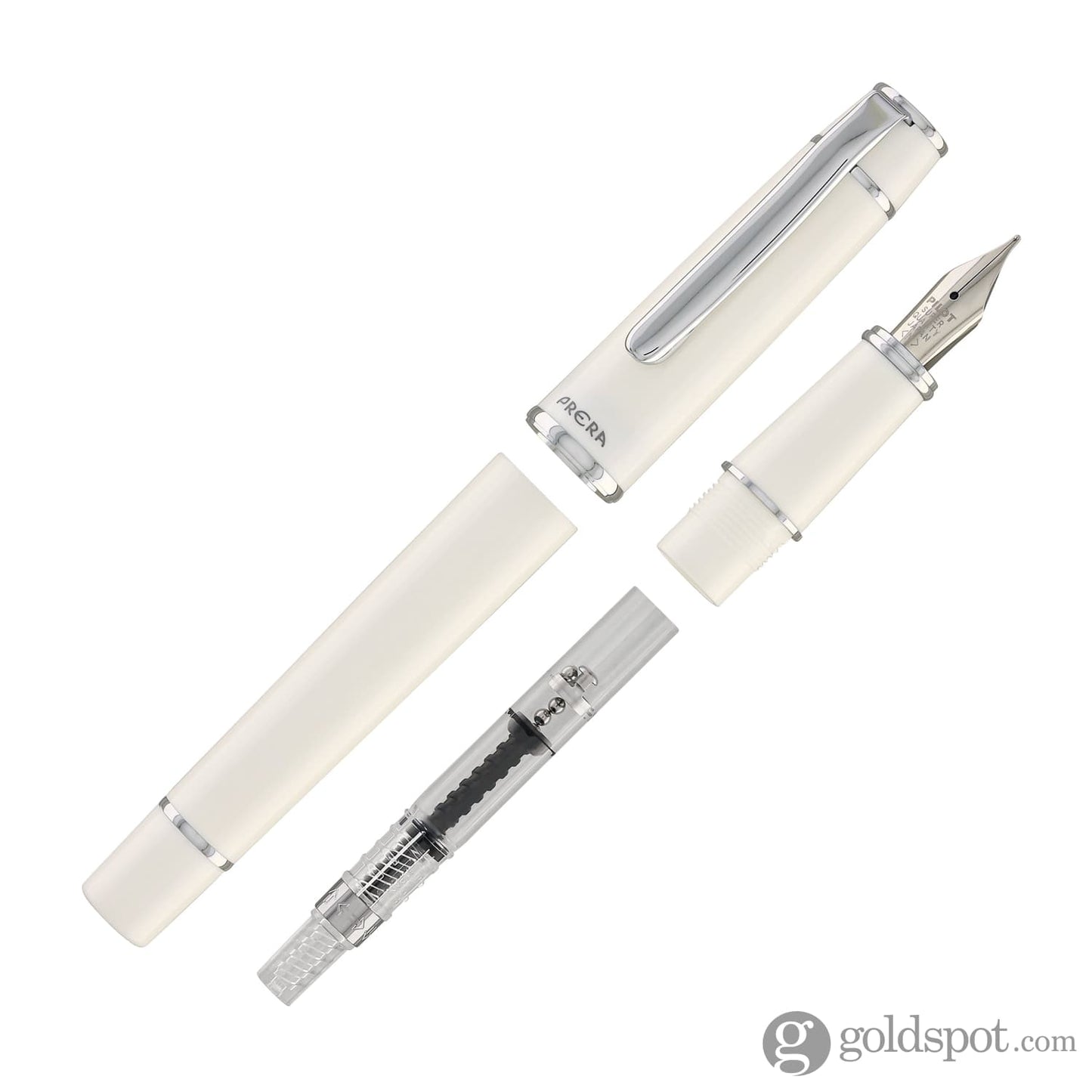 Pilot Prera Fountain Pen in Porcelain White Fountain Pen