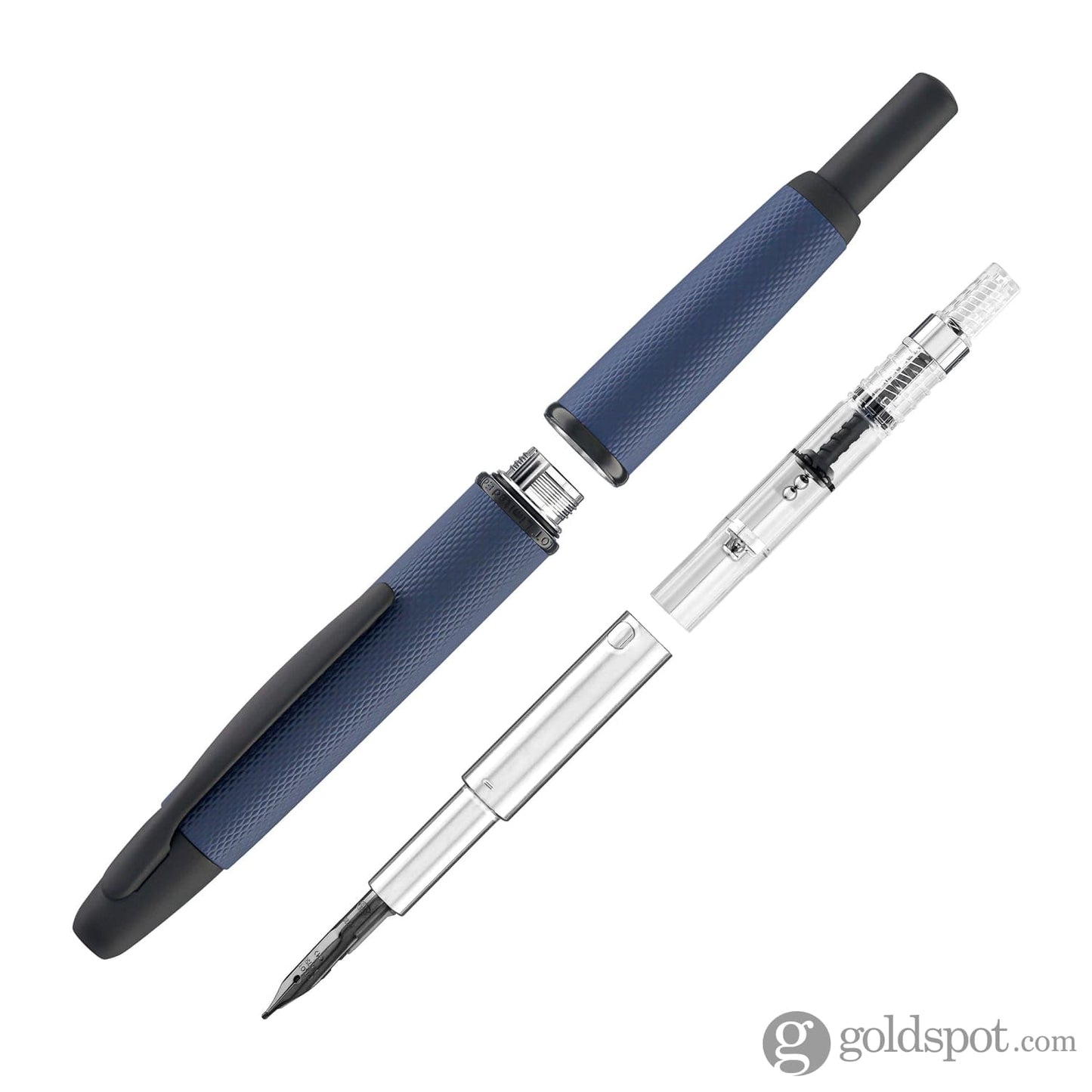 Pilot Vanishing Point 2025 Limited Edition Fountain Pen in Link Midnight - Medium 18K Gold Nib Fountain Pen