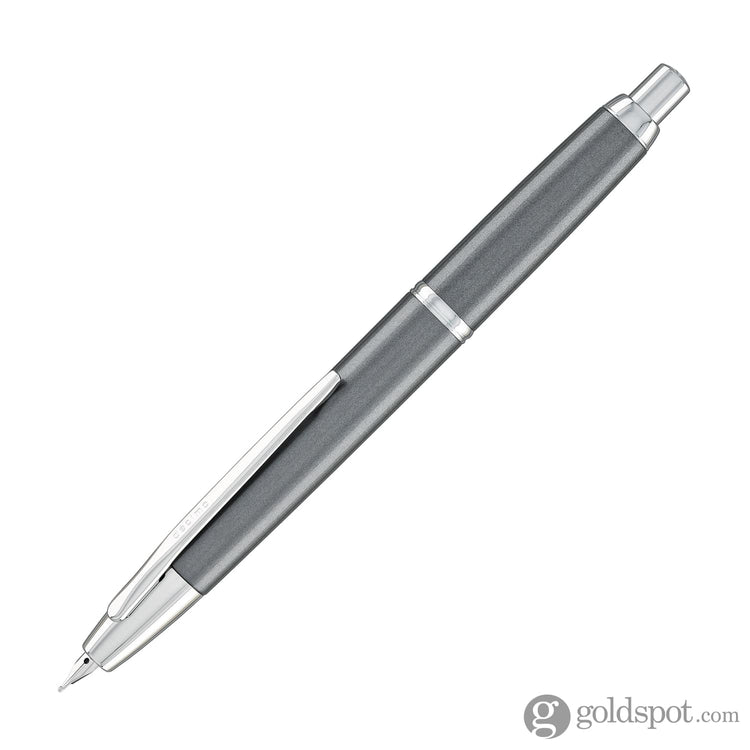 Pilot Vanishing Point Decimo Fountain Pen in Dark Grey - 18K Gold Fountain Pen
