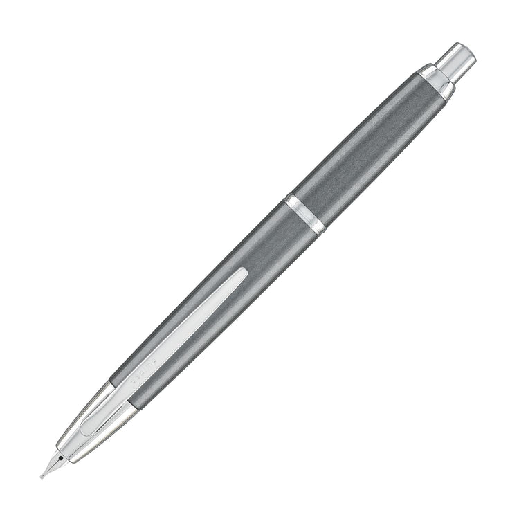 Pilot Vanishing Point Decimo Fountain Pen in Dark Grey - 18K Gold Fountain Pen