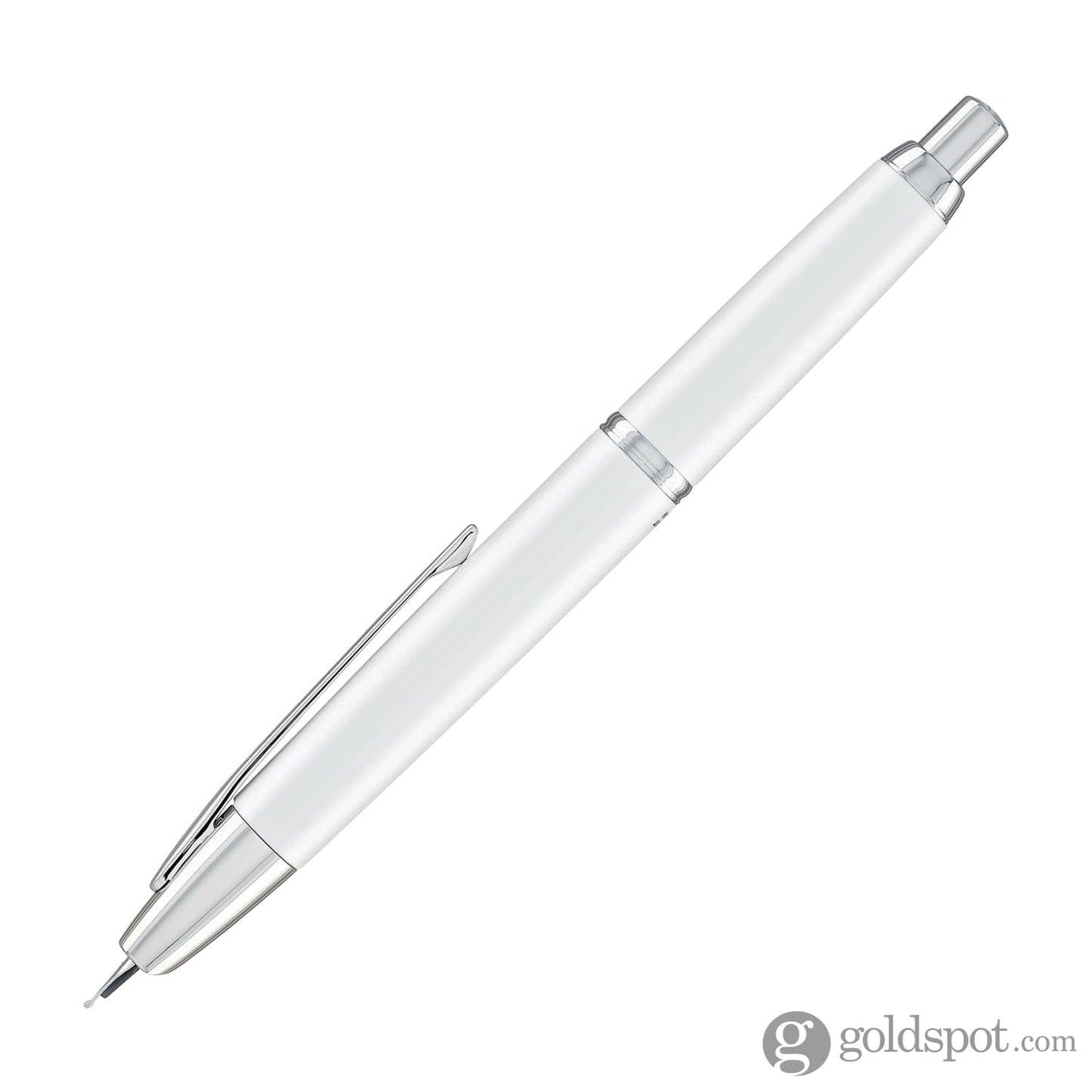 Pilot Vanishing Point Decimo Fountain Pen in White - 18K Gold Fountain Pen