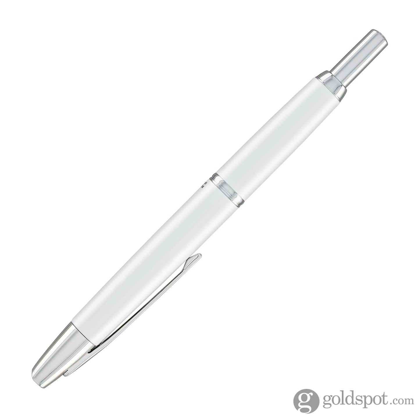 Pilot Vanishing Point Decimo Fountain Pen in White - 18K Gold Fountain Pen