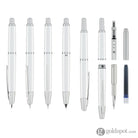 Pilot Vanishing Point Decimo Fountain Pen in White - 18K Gold Fountain Pen