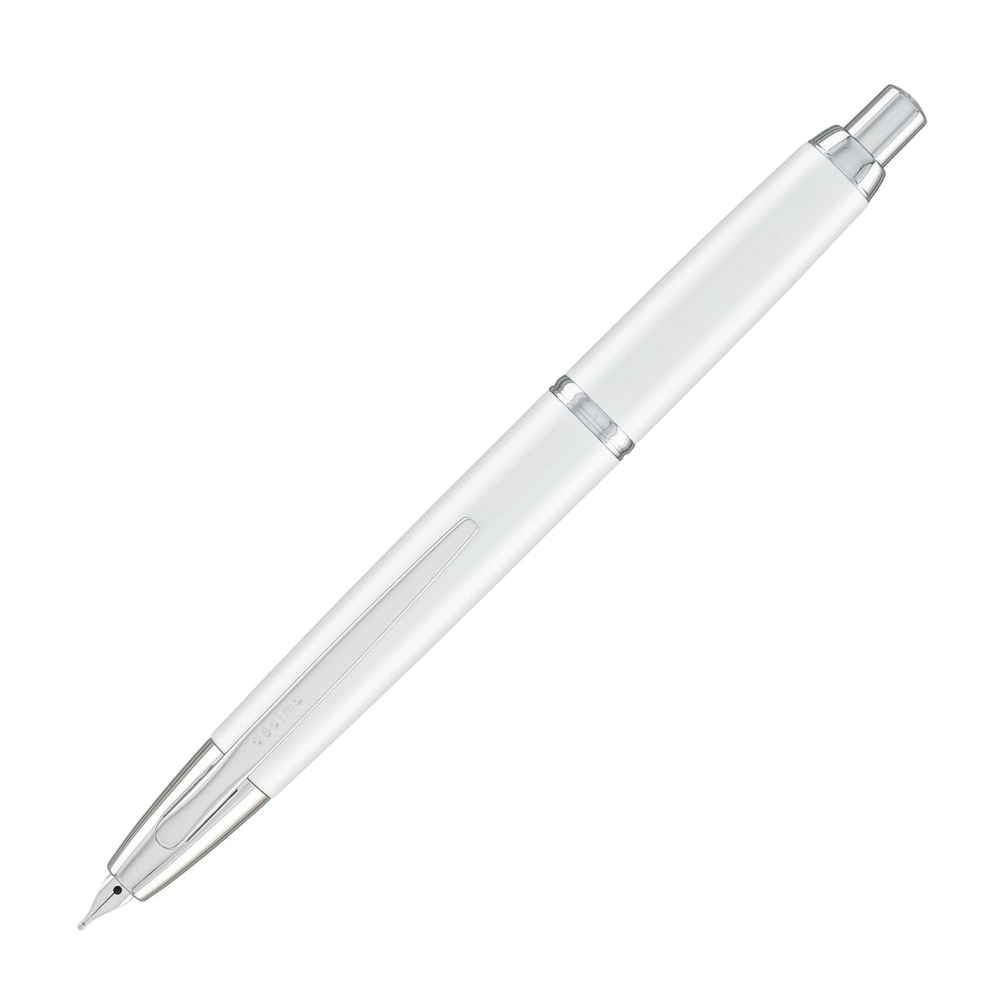 Pilot Vanishing Point Decimo Fountain Pen in White - 18K Gold Fountain Pen