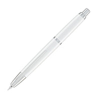 Pilot Vanishing Point Decimo Fountain Pen in White - 18K Gold