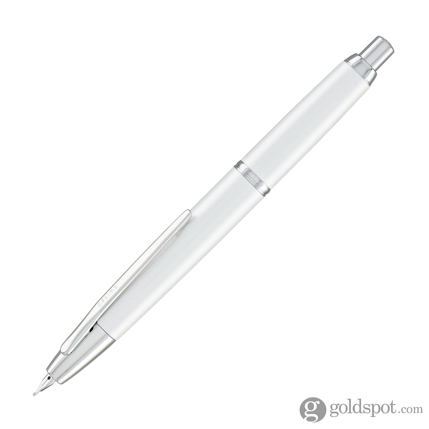 Pilot Vanishing Point Decimo Fountain Pen in White - 18K Gold Fountain Pen