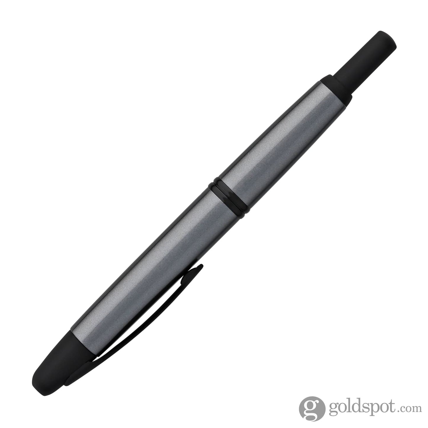 Pilot Vanishing Point Fountain Pen in Gun Metal Gray & Matte Black - 18K Gold Fountain Pen
