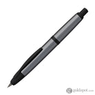 Pilot Vanishing Point Fountain Pen in Gun Metal Gray & Matte Black - 18K Gold Fountain Pen