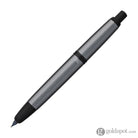 Pilot Vanishing Point Fountain Pen in Gun Metal Gray & Matte Black - 18K Gold Fountain Pen