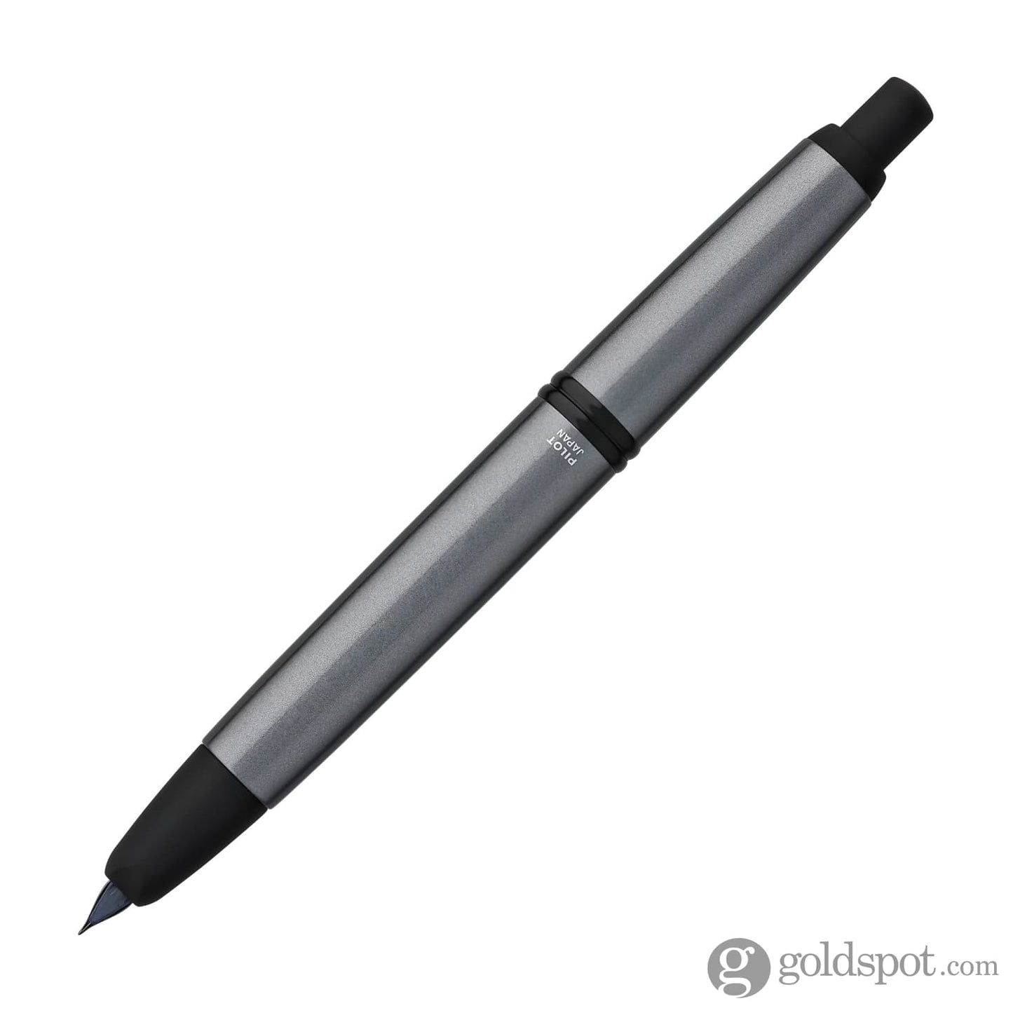 Pilot Vanishing Point Fountain Pen in Gun Metal Gray & Matte Black - 18K Gold Fountain Pen