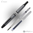 Pilot Vanishing Point Fountain Pen in Gun Metal Gray & Matte Black - 18K Gold Fountain Pen