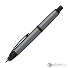 Pilot Vanishing Point Fountain Pen in Gun Metal Gray & Matte Black - 18K Gold Fountain Pen