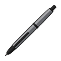 Pilot Vanishing Point Fountain Pen in Gunmetal Gray & Matte Black - 18K Gold