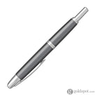Pilot Vanishing Point Fountain Pen in Gun Metal Gray & Rhodium - 18K Gold Fountain Pen