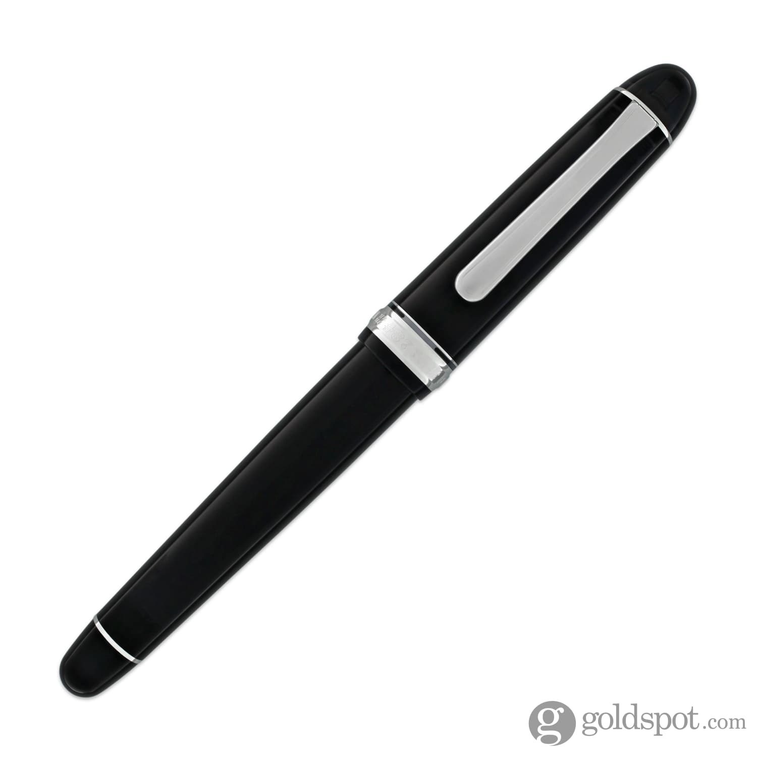 Platinum 3776 Century Fountain Pen in Black Diamond with Rhodium