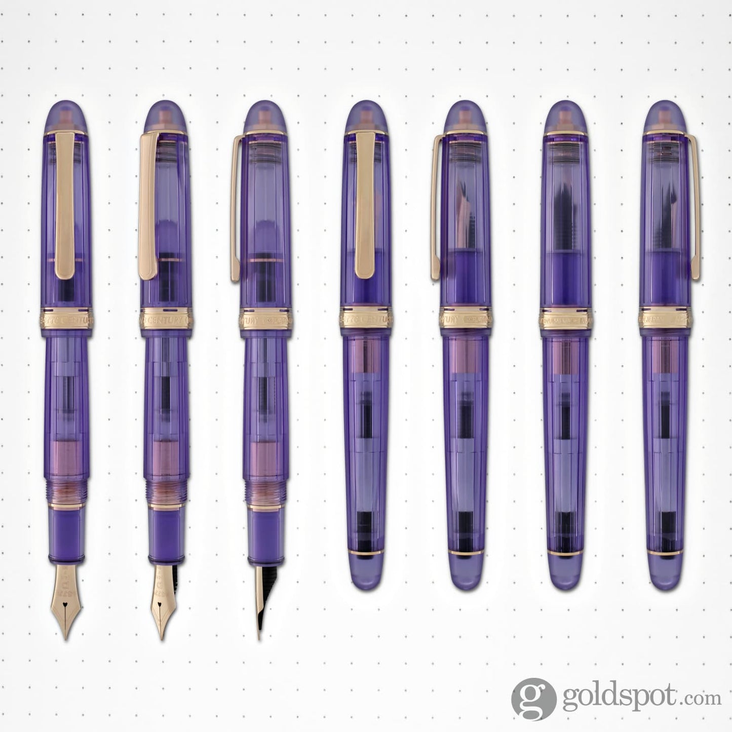 Platinum 3776 Century Fountain Pen in Nice Lavande Purple - 14K Gold Fountain Pen