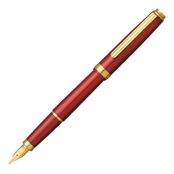 Platinum Biso Fountain Pen in Flame Red Fountain Pen