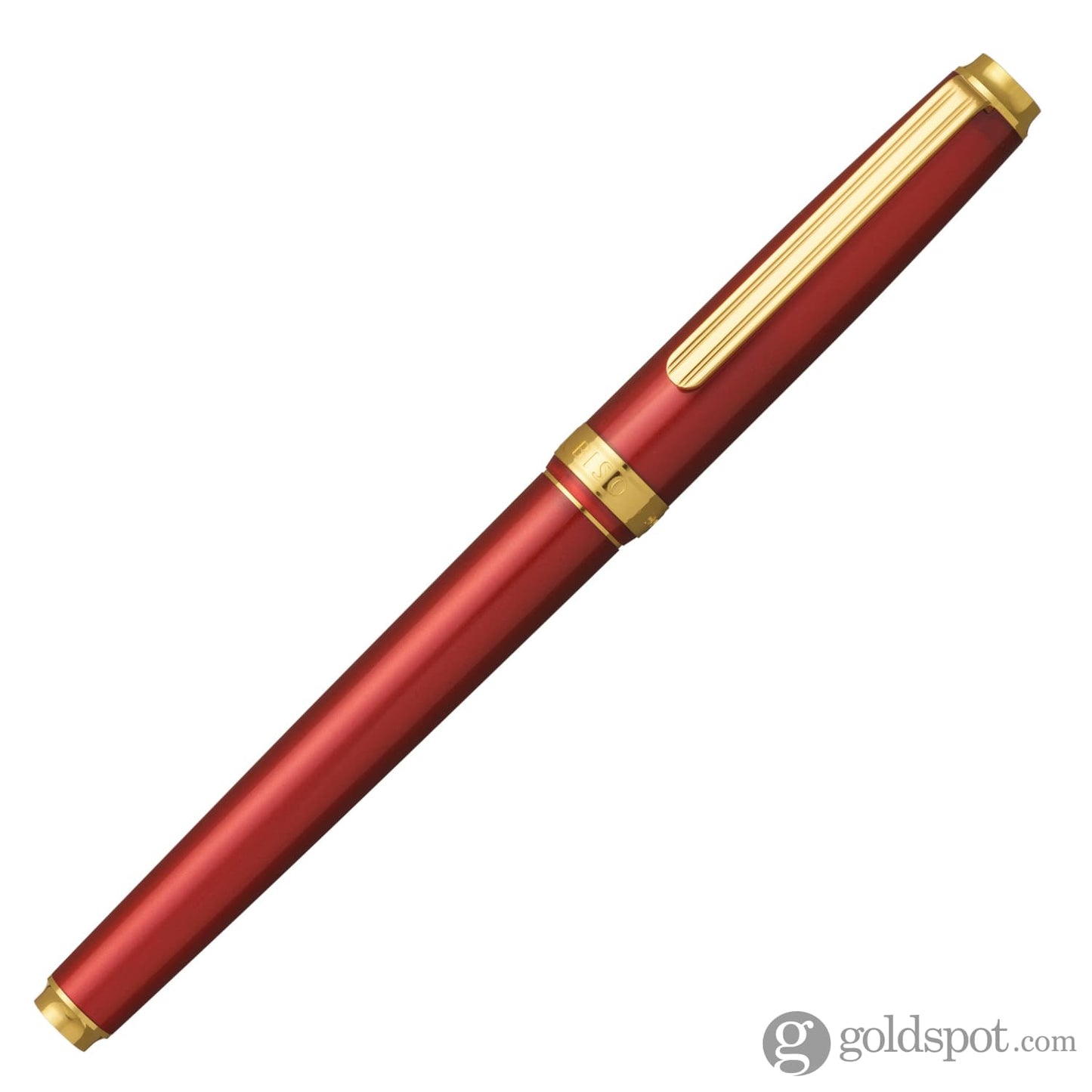 Platinum Biso Fountain Pen in Flame Red Fountain Pen
