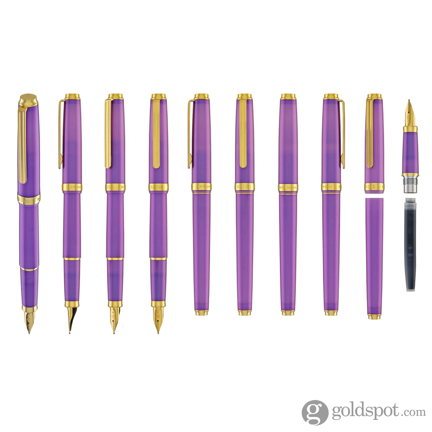 Platinum Biso Fountain Pen in Mystic Purple - Limited Edition Fountain Pen