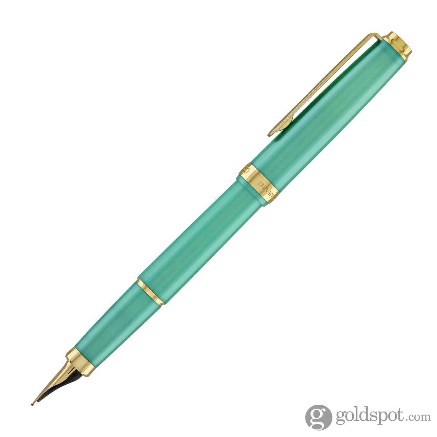 Platinum Biso Fountain Pen in Sparkle Mint Green - Limited Edition Fountain Pen