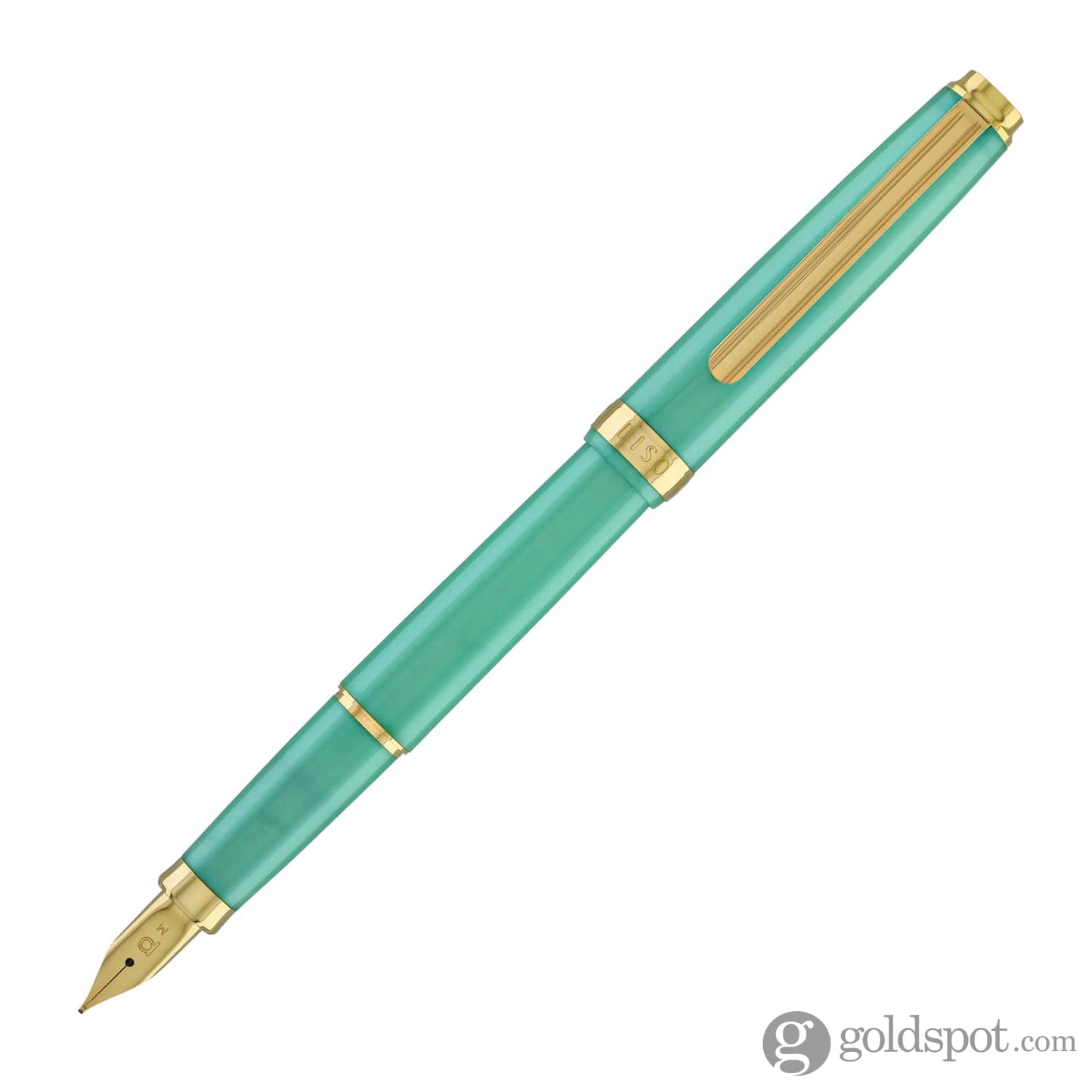Platinum Biso Fountain Pen in Sparkle Mint Green - Limited Edition Fountain Pen