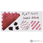 Platinum Classic Bottled Ink in Cassis Black - 60 mL Bottled Ink