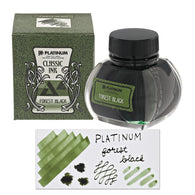 Platinum Classic Bottled Ink in Forest Black - 60 mL
