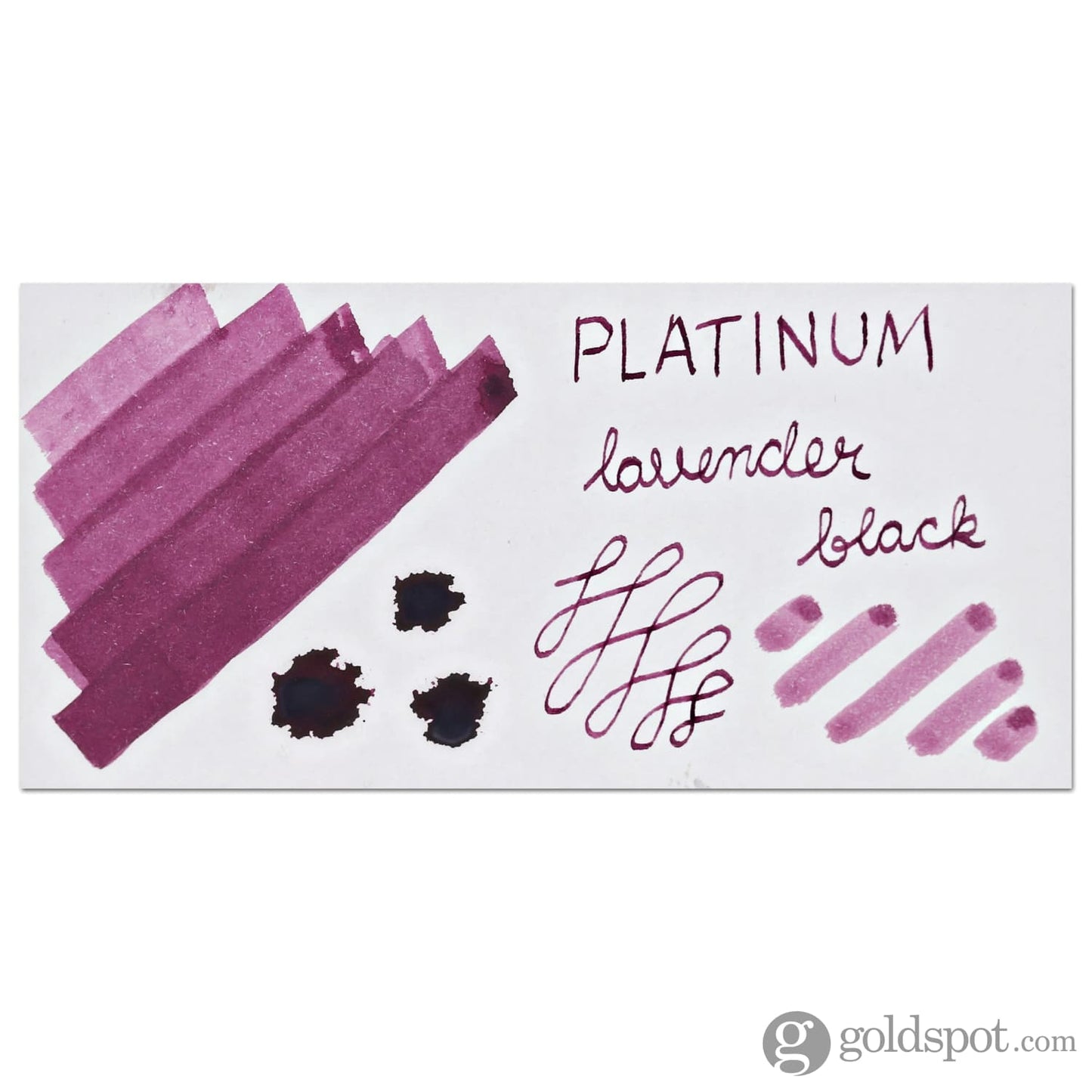Platinum Classic Bottled Ink in Lavender Black - 60 mL Bottled Ink