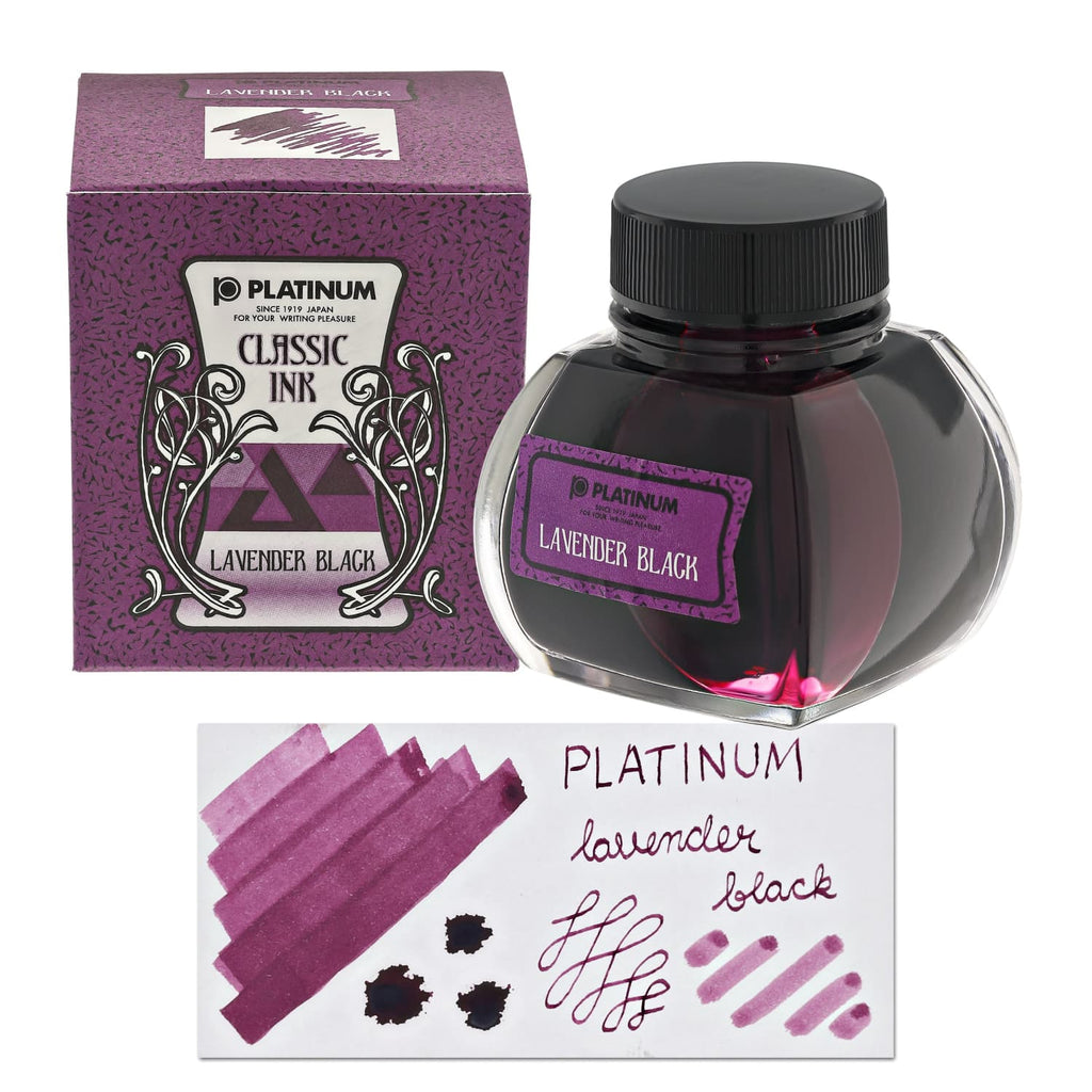 Platinum Classic Bottled Ink in Lavender Black - 60 mL Bottled Ink