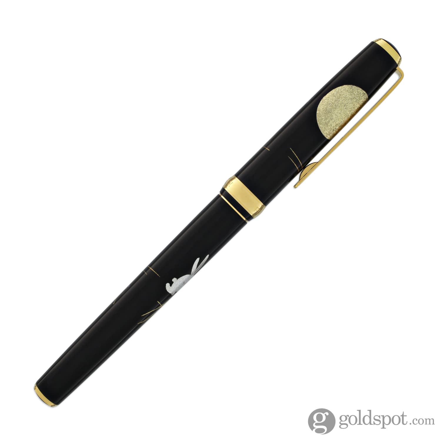 Platinum Classic Maki-e Fountain Pen in Moon and Rabbit Design - 18K Gold