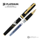 Platinum Classic Maki-e Fountain Pen with Moon and Rabbit Design - 18K Gold Fountain Pen