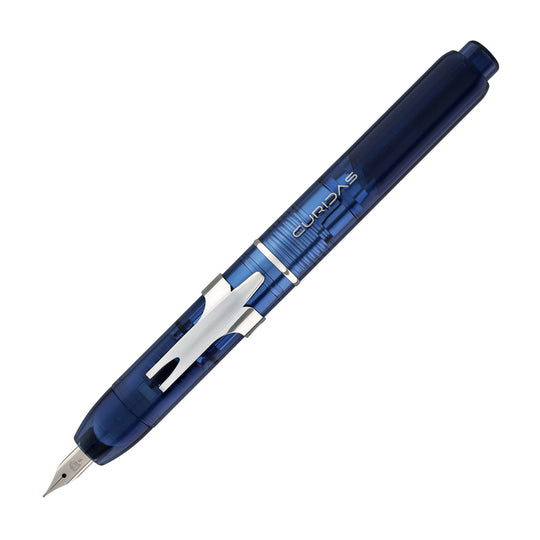 Platinum Curidas Retractable Abyss Blue Fountain Pen