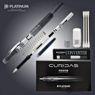 Platinum Curidas Retractable Graphite Smoke Fountain Pen Fountain Pen