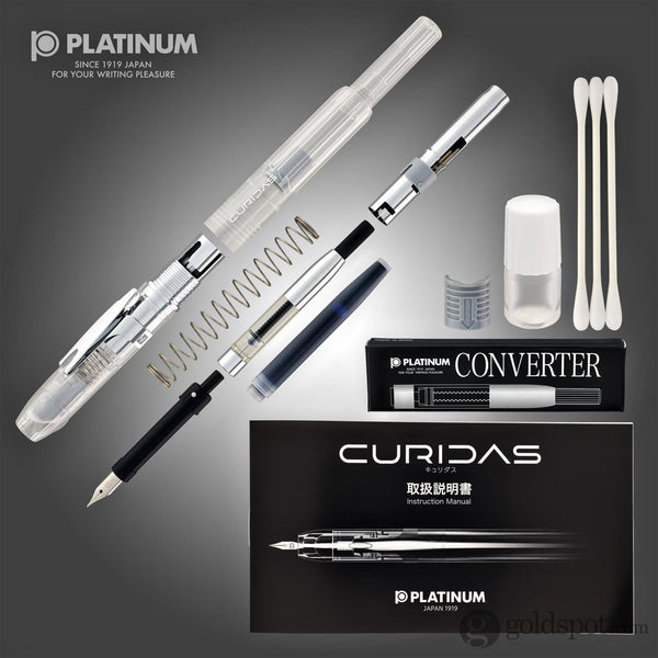 Platinum Curidas Retractable Prism Crystal Fountain Pen Fountain Pen