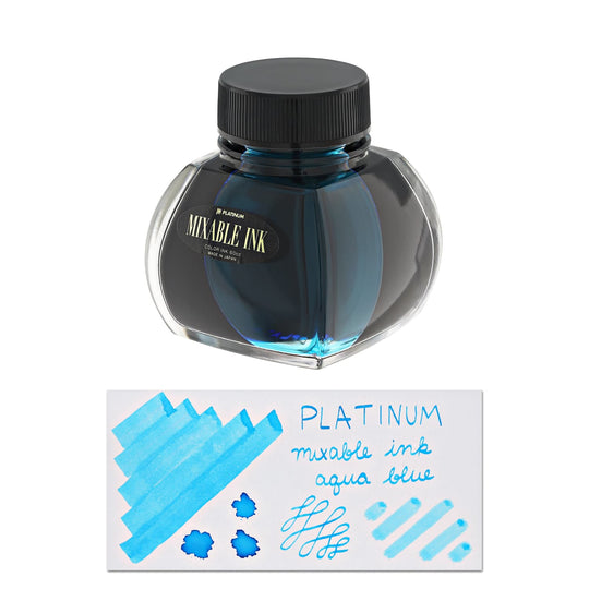 Platinum Mixable Bottled Ink in Aqua Blue - 60 mL