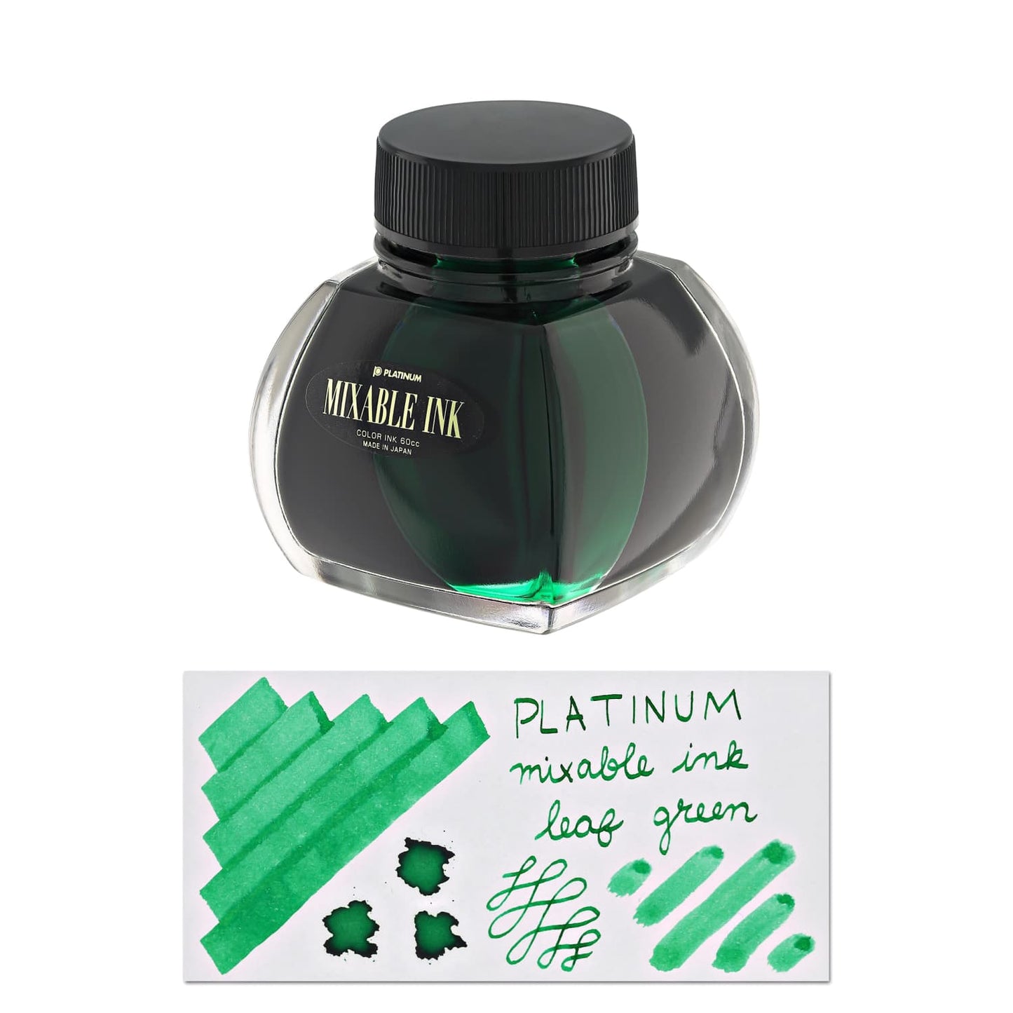 Platinum Mixable Bottled Ink in Leaf Green - 60 mL Bottled Ink